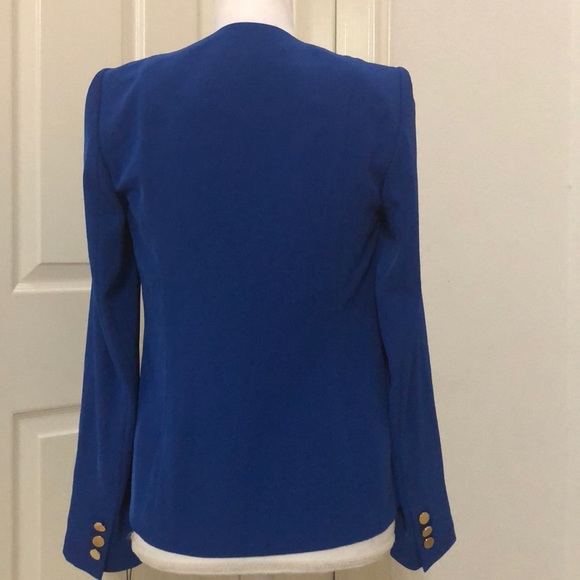 Calvin Klein Petite Zip-Pocket Crepe Jacket - Picture 6 of 10
